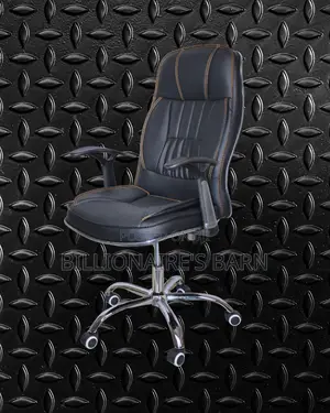 Pro-Grade Executive Leather Office Chair | Mesh Backrest