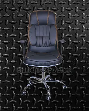 Pro-Grade Executive Leather Office Chair | Mesh Backrest