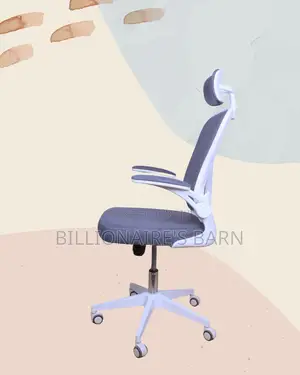 Orthopedic White Ergonomic Office Chair — Boosts Posture Focus