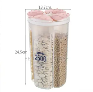 Partitioned Cereal /Candy Jar