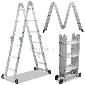 Foldable 4 X 3 Aluminium Ladder - Nairobi