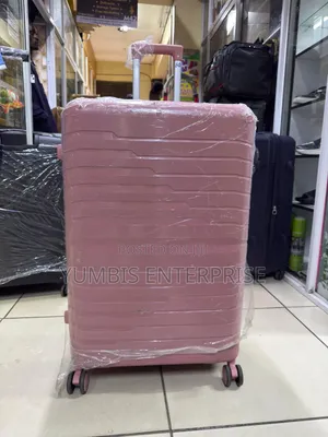 Pink Rubber Suitcase Xl Size (32kgs) at 4500