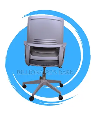 Imported Grey Ergonomic Mesh Office Chair — Smooth-Rolling Mobility