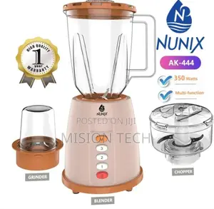 Nunix Ak-444 350w 3 in 1 Blender, Grinder Chopper