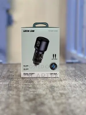Green Lion Dual Port Car Charger 75w Max Total Output
