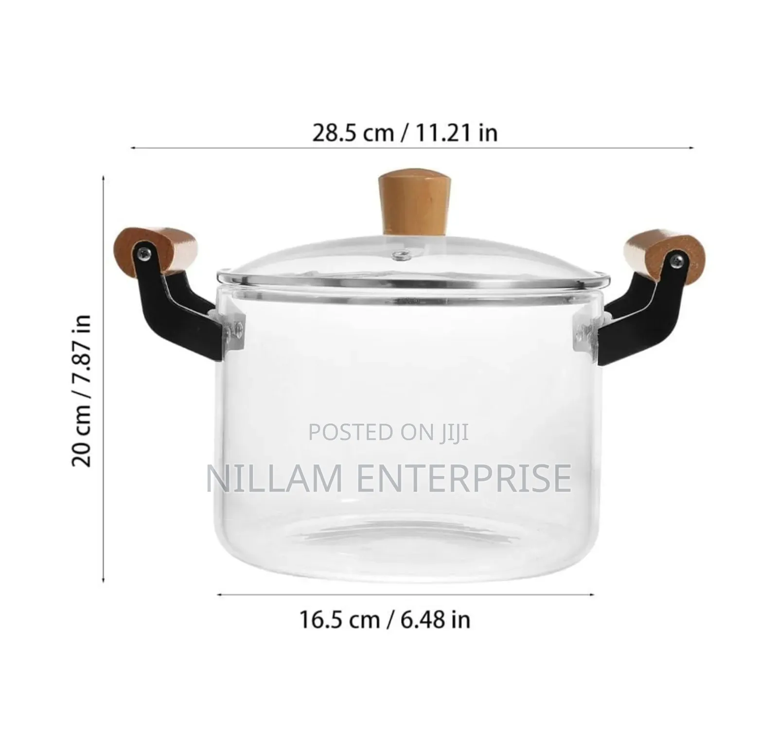 Borosilicate Cooking Pot*