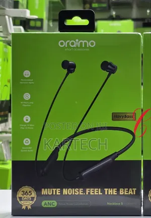 Oraimo Necklace 5 Oeb-611 Anc 40hrs Playtime Neckband