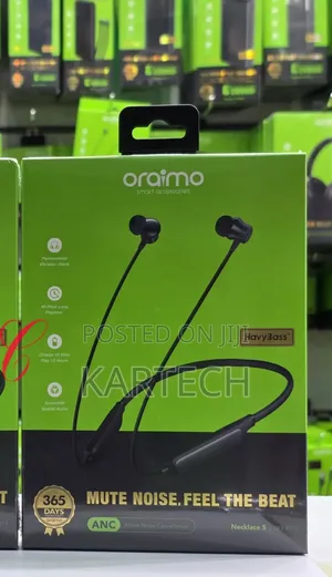 Oraimo Necklace 5 Oeb-611 Anc 40hrs Playtime Sound 360° Neckband