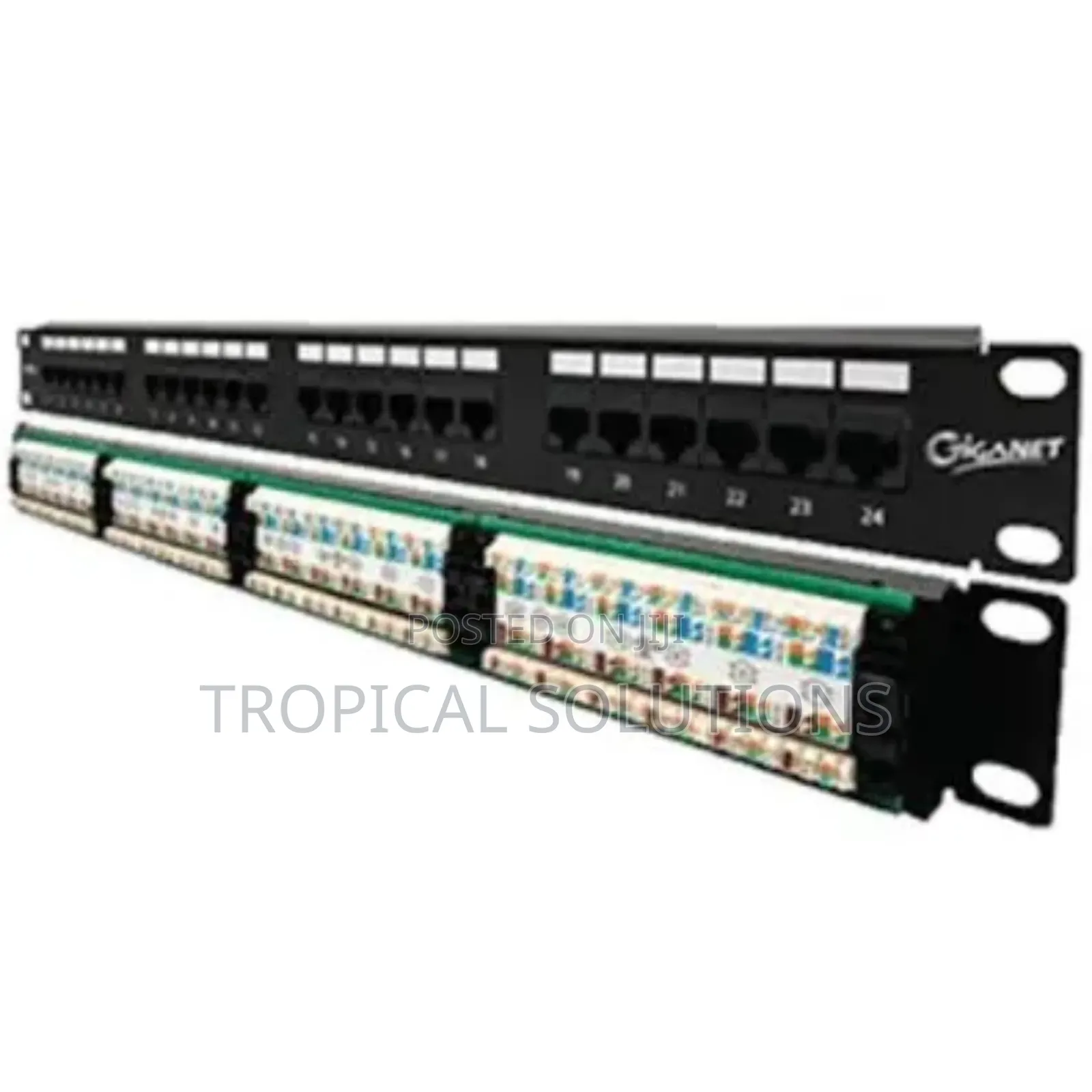 Giganet Gn-C6-Pp-24 Category 6utp 24 Port Patch Panel