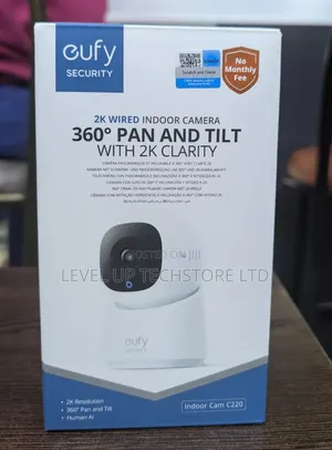 Eufy Security – Indoor Cam C220 – Wired 360 Degree Pan – White
