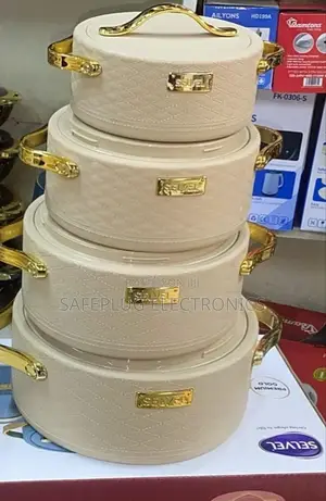 Leatherite 4 PCS Insulated Food Storage Containers - Hotpots