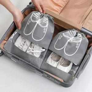Non Woven Portable Shoe Storage Bag-Re