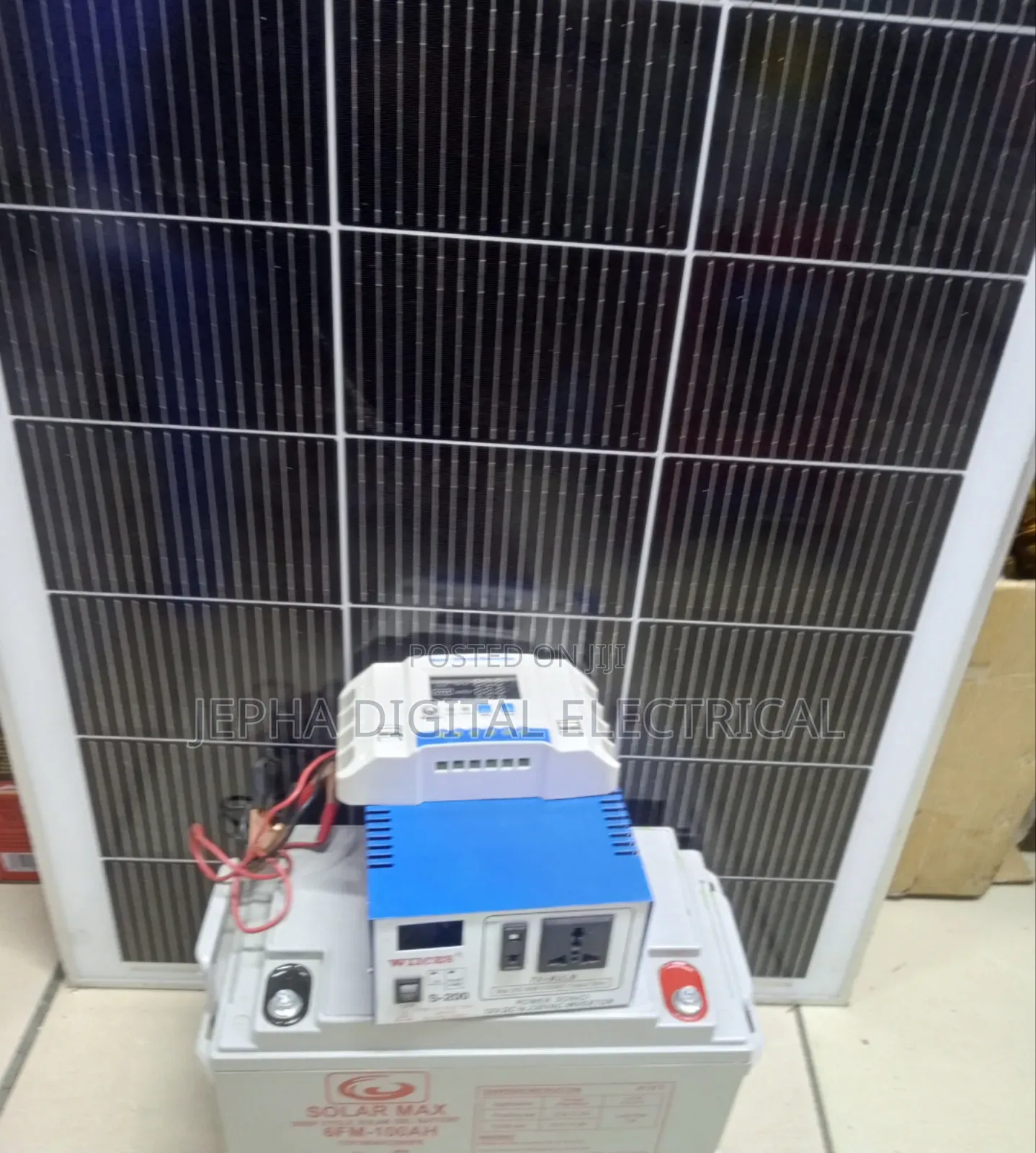 300watts +100ahbattery Solar Kit
