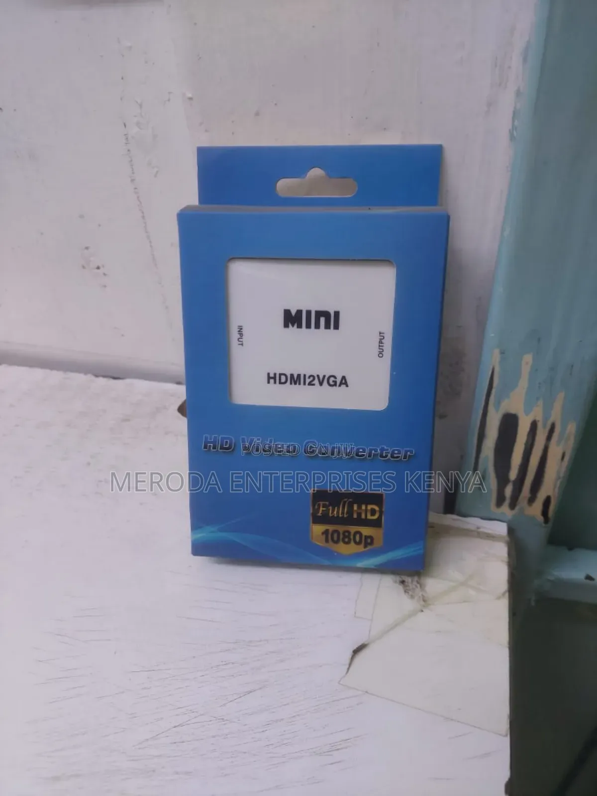 Mini Hdmi to Vga Adapter White