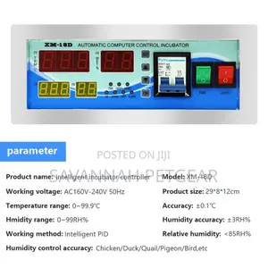 Xm-18d Temperature Humidity Controller for Industrial Incubators