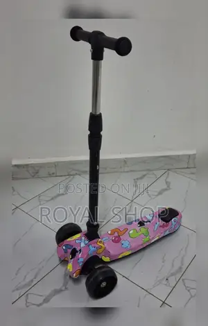 Scooter With Wide Wheeled