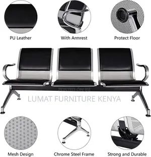 3 Link Office Waiting Bench