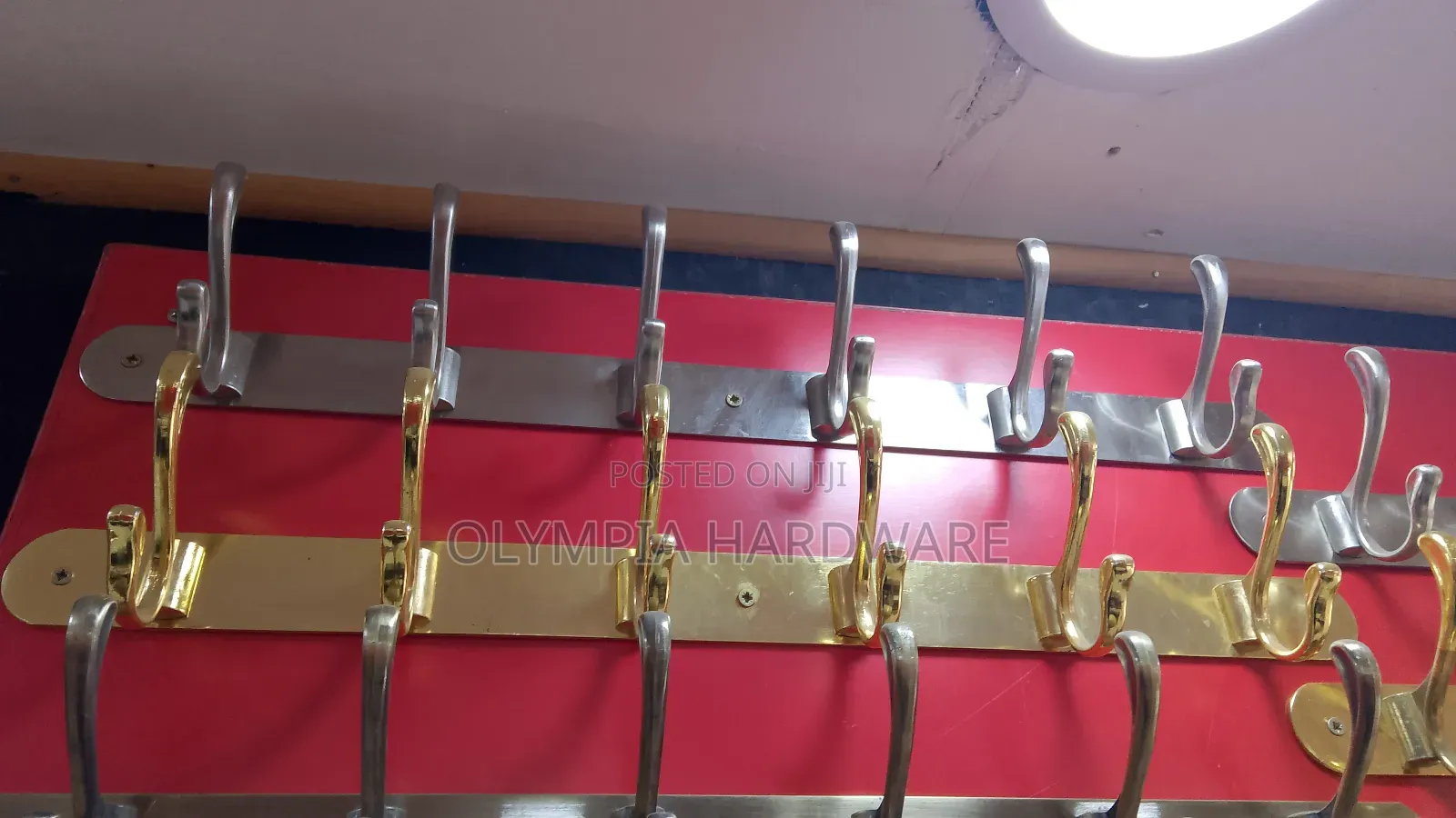 Gold Cloth Hooks / Towel Hook (6hook)