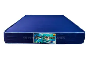 Lala Salama Mediumduty Blue Plain With Tapeedge Bobmil Foam 4x6x8''