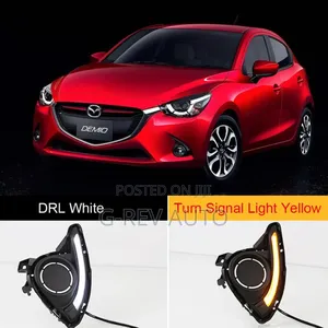 Mazda Demio 2015-2019 Day Running Lights Foglight Covers.