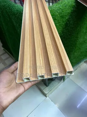 Light Brown Fluted Wall Panels Supply and Installation