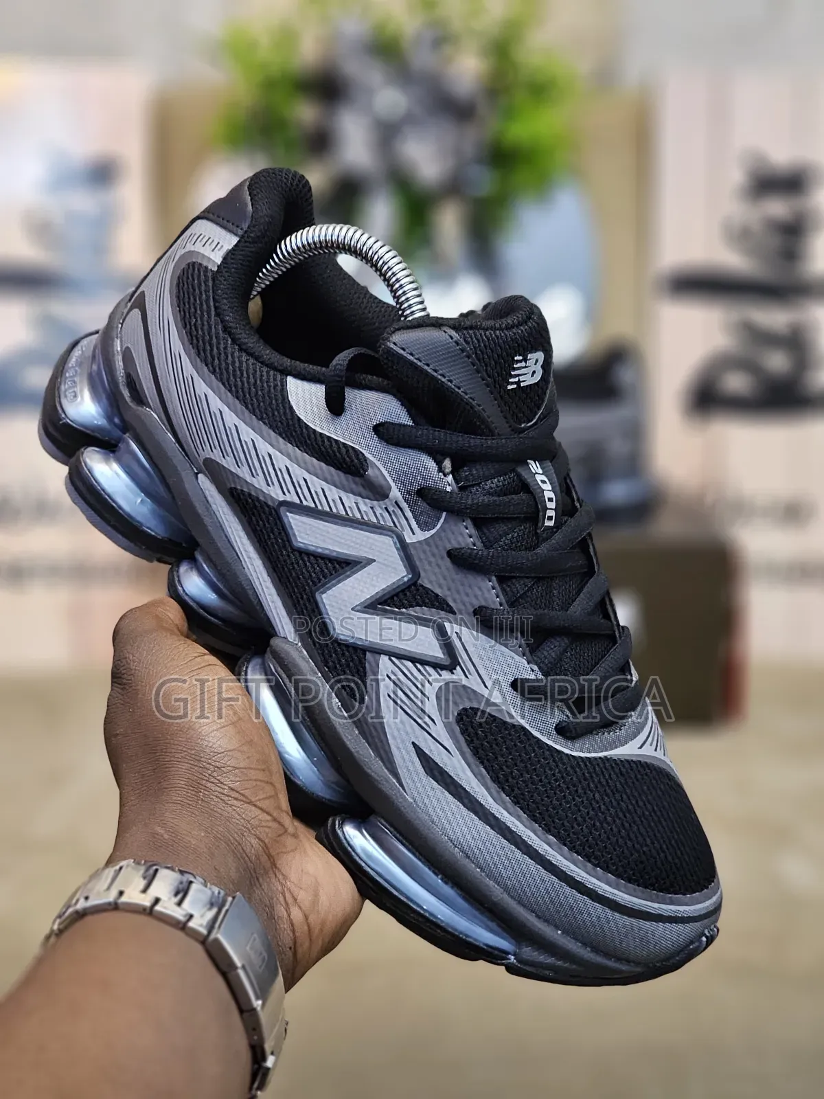 Black New Balance 2000 Sneakers