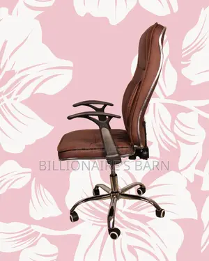 Minimal Ergonomic Executive Leather Chair | High-Density Foam Seat