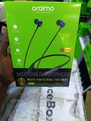 Oraimo Necklace 5 With Anc Bluetooth Earphones