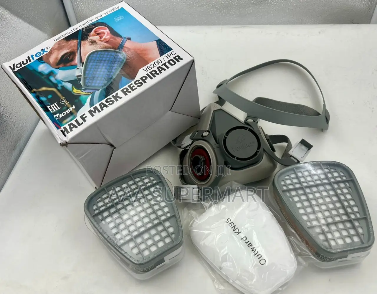 Half Face Mask Respirator Vt-6200 - Vaultex
