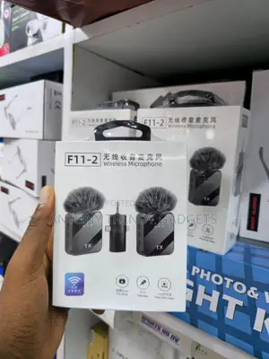 F11-2 Dual Wireless Lavalier Microphone With Noise Reduction