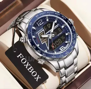 *Foxbox Dual Time Gents Watch #Fb00345