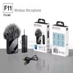 F11-2 Clip-on Wireless Microphone For Interviews & Vlogging