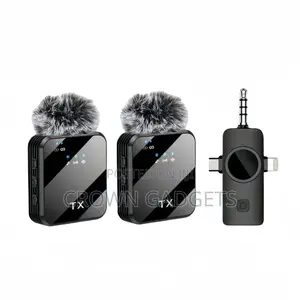 Portable Dual F11-2 Wireless Microphone for Video Recording