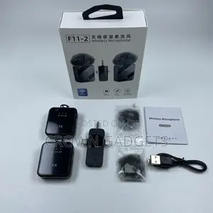 Noise Reduction F11-2 Wireless Clip-on Mic for Smartphones