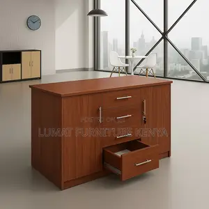 Sleek Wooden Credenza for Office Home