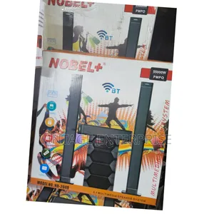 Nobel Tall Boy Speakers-Bt Hometheare-55000w Pmpo- Nb 2040