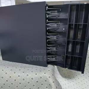 Removable Cash Drawer Box, 5 Bill/5 Coin Compartments Pos Systems 24v.