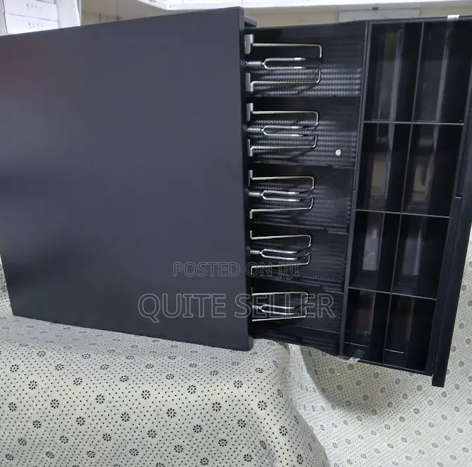 Removable Cash Drawer Box, 5 Bill/5 Coin Compartments Pos Systems 24v.