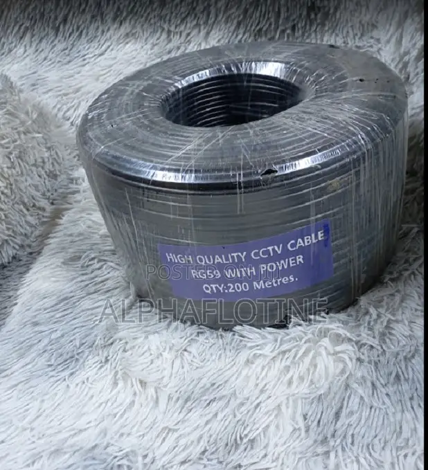 High Quality CCTV Cable Rg59 With Power 200meter