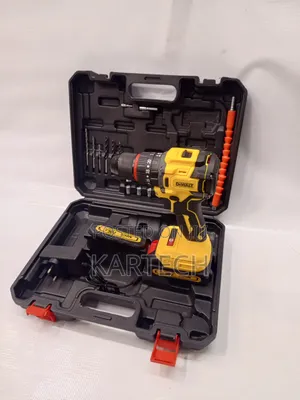 Heavy Duty Dewalt 88v Cordless Drill Set With Accessories