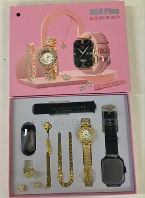 *A58 Plus Smart Watch 2.02 Big Screen (With Accessories)