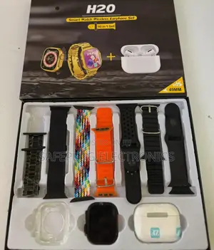 H2o Ultra Samrt Watch Set - Earpods, Heart Blood Oxygen Monitor