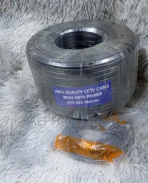 Rg59 Coaxial Cable With Power 200meter Surveillance Systems.