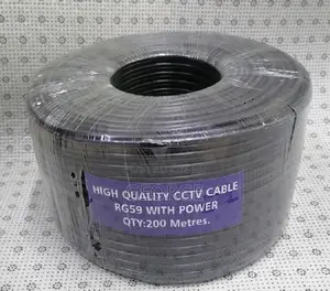 Coaxial Rg59 With Power (200m) Cable-Installation of CCTV Cameras