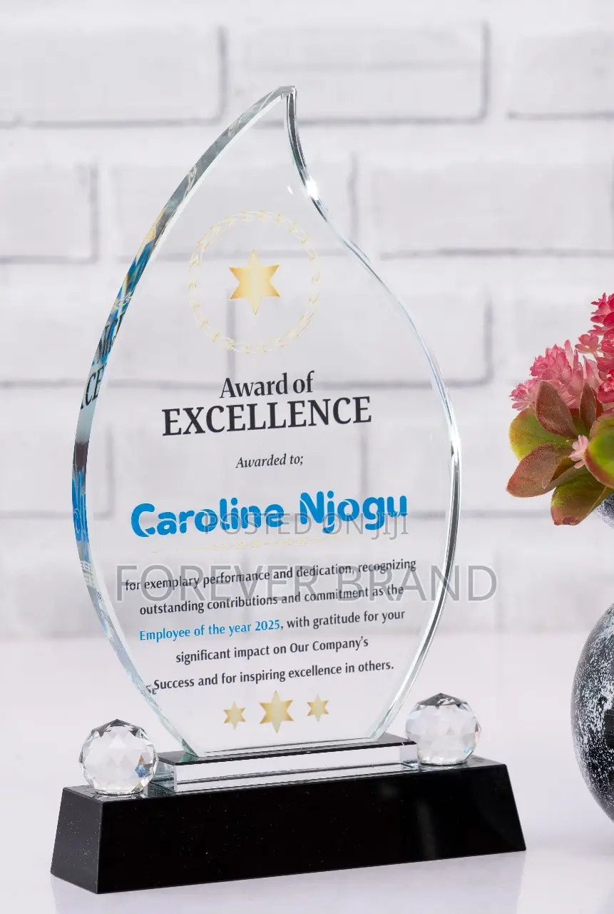 Flame Shaped Award