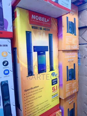 Nobel+ 25000w P.M.P.O 5.1 Surround Sound Speaker System (1214)