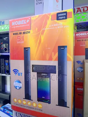 Nobel+ 1214 5.1 Multimedia Speaker System With Fm/Usb/Sd Support