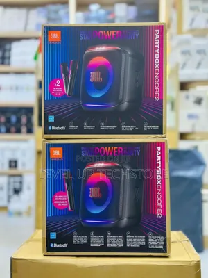 JBL Partybox Encore 2 Portable Party Speaker With Dual Mic - New