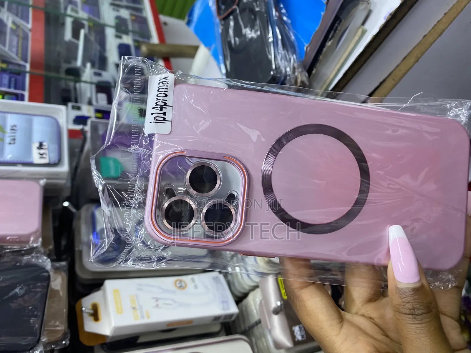 Xoopa Magnetic for iPhone 14 Pro Max Case With Lense Protector /Stand