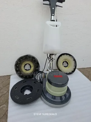 Floor Scrubber Machine With 2 Brushes , 1 Pad